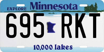 MN license plate 695RKT