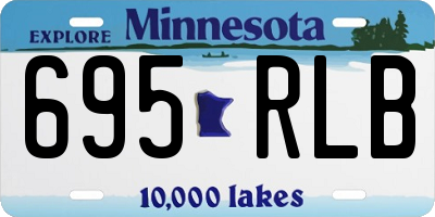 MN license plate 695RLB