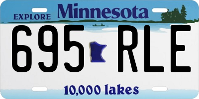 MN license plate 695RLE