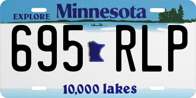 MN license plate 695RLP