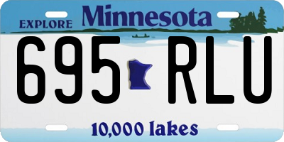 MN license plate 695RLU
