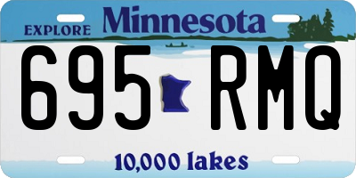 MN license plate 695RMQ