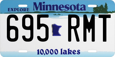 MN license plate 695RMT