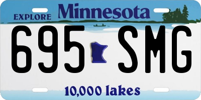 MN license plate 695SMG