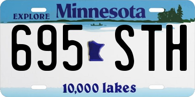 MN license plate 695STH