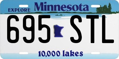 MN license plate 695STL