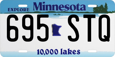 MN license plate 695STQ