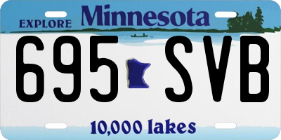 MN license plate 695SVB