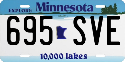 MN license plate 695SVE