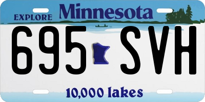 MN license plate 695SVH