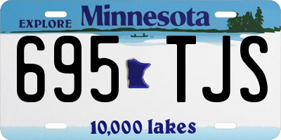MN license plate 695TJS
