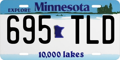 MN license plate 695TLD