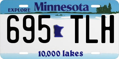 MN license plate 695TLH