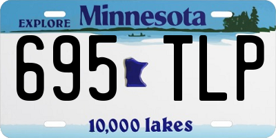 MN license plate 695TLP
