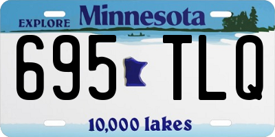 MN license plate 695TLQ