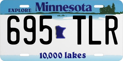 MN license plate 695TLR