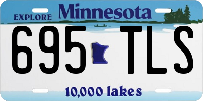 MN license plate 695TLS