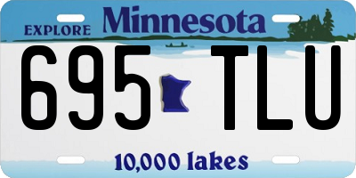 MN license plate 695TLU