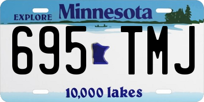 MN license plate 695TMJ