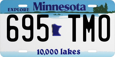 MN license plate 695TMO