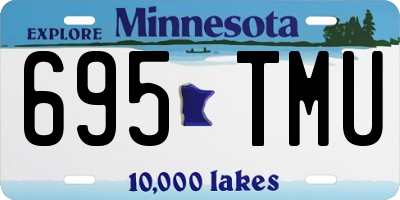 MN license plate 695TMU