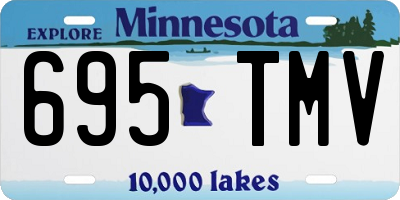 MN license plate 695TMV