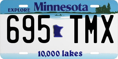 MN license plate 695TMX