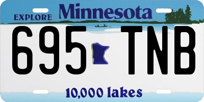 MN license plate 695TNB