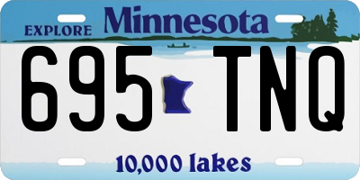 MN license plate 695TNQ