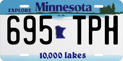 MN license plate 695TPH