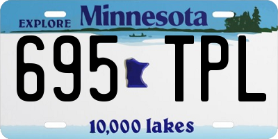MN license plate 695TPL