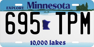 MN license plate 695TPM