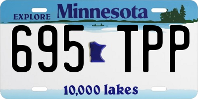 MN license plate 695TPP