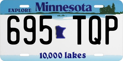 MN license plate 695TQP