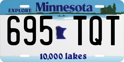 MN license plate 695TQT