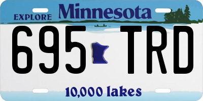 MN license plate 695TRD