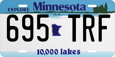 MN license plate 695TRF