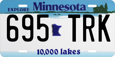 MN license plate 695TRK