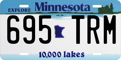 MN license plate 695TRM