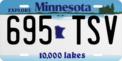MN license plate 695TSV