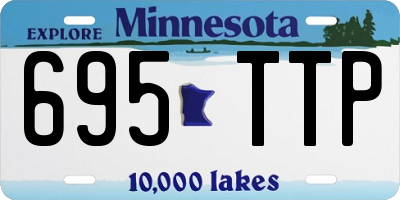 MN license plate 695TTP