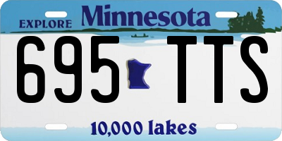 MN license plate 695TTS