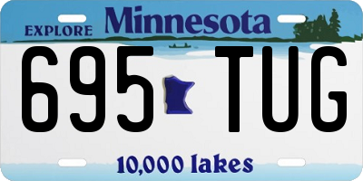 MN license plate 695TUG