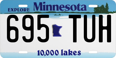 MN license plate 695TUH
