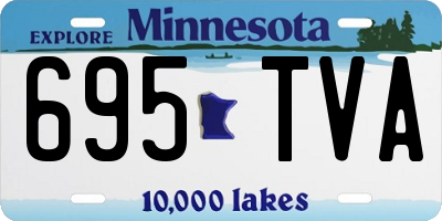 MN license plate 695TVA