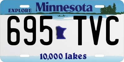 MN license plate 695TVC