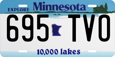 MN license plate 695TVO