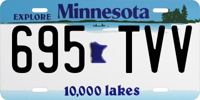MN license plate 695TVV