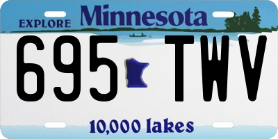 MN license plate 695TWV