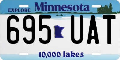 MN license plate 695UAT